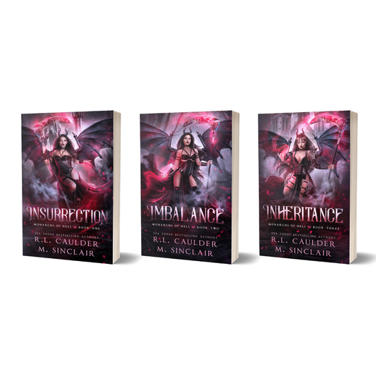Monarchs of Hell Trilogy Paperbacks Signed